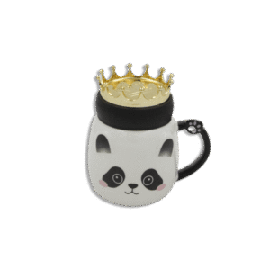 Panda Open Eyes Mug with Crown Lid