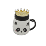 Panda Winking Mug with Crown Lid
