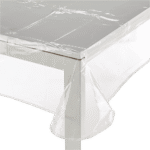 Rectangular Transparent 150cmx275cm Table Cloth