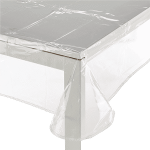 Rectangular Transparent 150cmx275cm Table Cloth