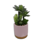 Rose Vase with Plants and Trees