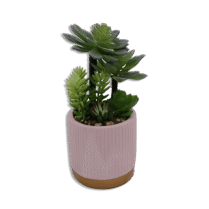 Rose Vase with Plants and Trees