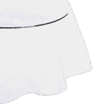 Round Transparent 150cm Table Cloth