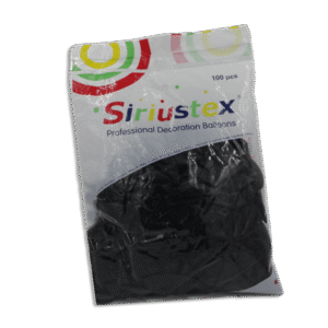 Set of 100pcs Black Balloons