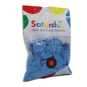 Set of 100pcs Blue Balloons