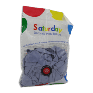 Set of 100pcs Blue Grey Balloons