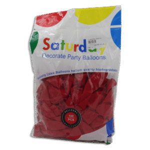 Set of 100pcs Dark Red Balloons