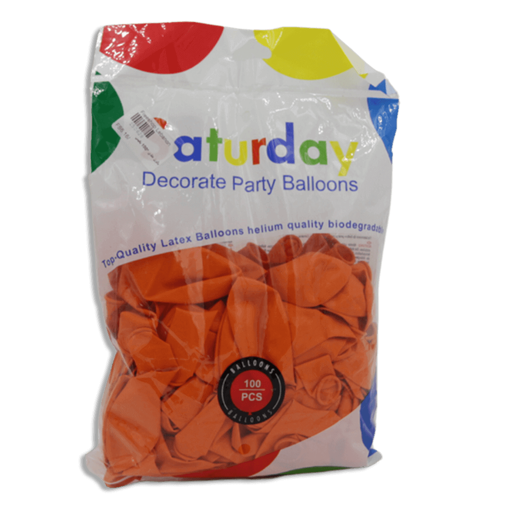 Set-of-100pcs-Orange-Balloons