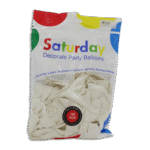 Set of 100pcs White Balloons