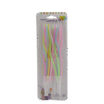 Set of 12pcs Colored Curved Candles