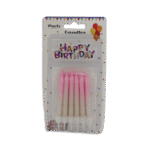 Set of 12pcs Pink Candles