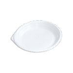Set of 24pcs White Plastic 23cm Plate