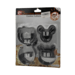 Set of 4pcs Stainless Steel Cookie Cutter