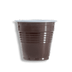 Set of 50pcs Brown Plastic Coffee Cups