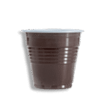 Set of 50pcs Brown Plastic Coffee Cups