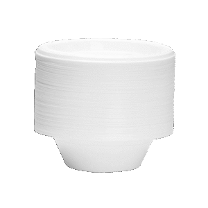 Set of 50pcs White Plastic 15cm Soup Bowl