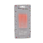 Set of 6pcs Orange Candles
