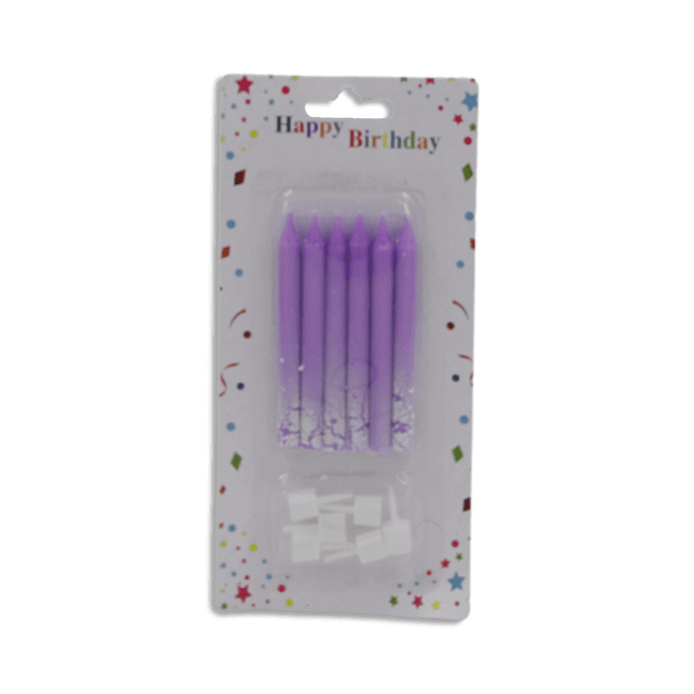 Set-of-6pcs-Purple-Candles
