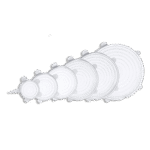 Set of 6pcs Transparent Round Silicone Covers