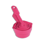 Set of 8pcs Pink Measuring Cups