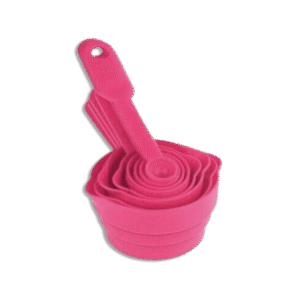 Set of 8pcs Pink Measuring Cups