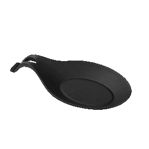 Silicone Black Spoon Holder