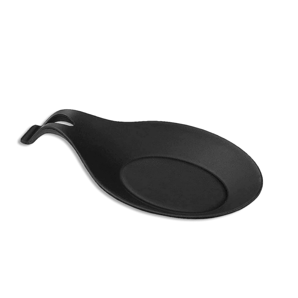 Silicone Black Spoon Holder