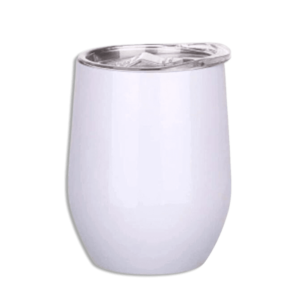 Stainless 350ml White Mug Without Handle