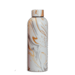 Stainless Steel Brown Marble 500ml Vcauum Flask