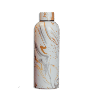 Stainless Steel Brown Marble 500ml Vcauum Flask