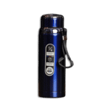 Stainless Steel Glossy Blue 600ml Vacuum Flask