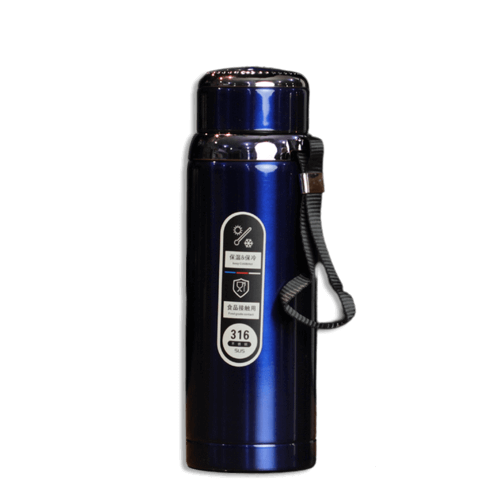 Stainless-Steel-Glossy-Blue-600ml-Vacuum-Flask