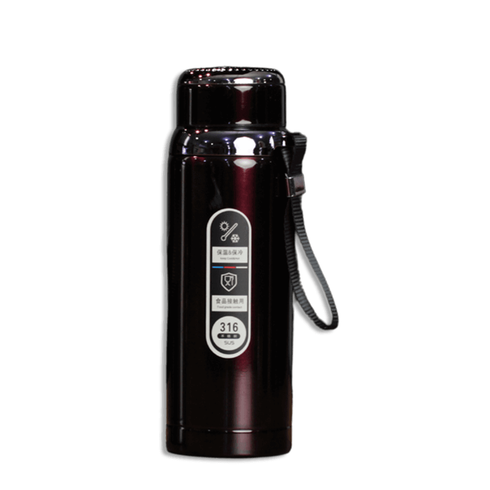 Stainless-Steel-Glossy-Red-600ml-Vacuum-Flask