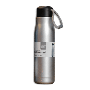 Stainless Steel Glossy Silver 550ml Vacuum Flask