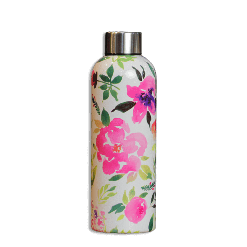 Stainless-Steel-Pink-Flowers-500ml-Vacuum-Flask