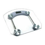 Transparent Glass Squared Weight Balance