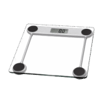 Transparent Squared Glass Weight Balance