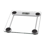 Transparent Squared Glass Weight Balance