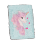 Unicorn Blue Fur Notebook