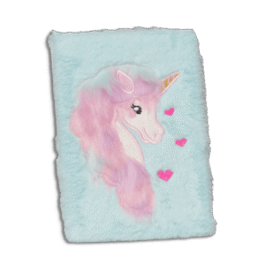 Unicorn Blue Fur Notebook
