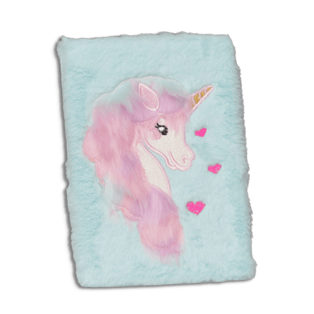 Unicorn-Blue-Fur-Note-Book