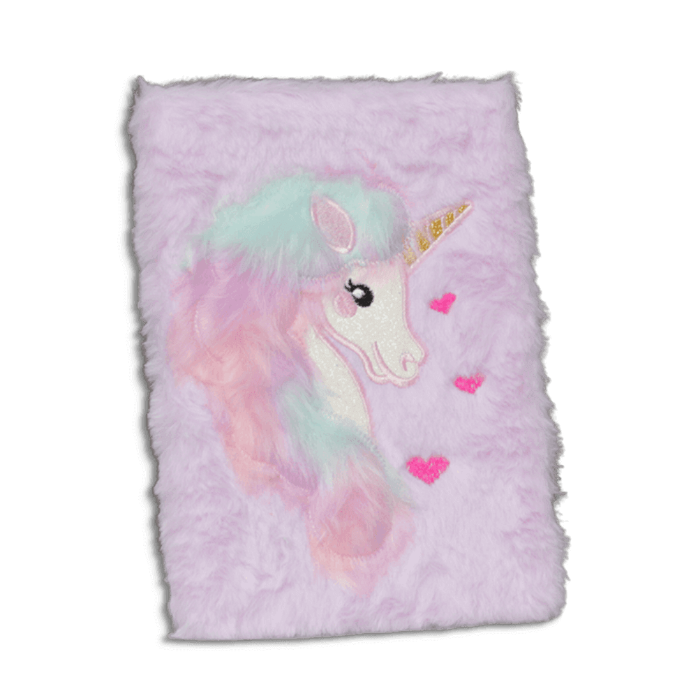 Unicorn-Purple-Fur-Note-Book
