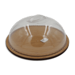 Wooden Cake Stand with Plastic Lid
