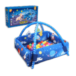 Blue Baby Play Gym Crawling Set with Ball Pit