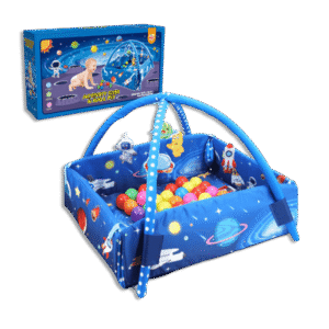 Blue Baby Play Gym Crawling Set with Ball Pit