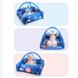 Blue Baby Play Gym Crawling Set with Ball Pit3