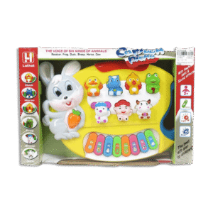 Cartoon Piano of 6 Animals Sounds and Music