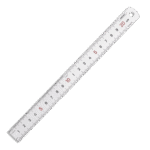 Deli 20cm Stainless Ruler