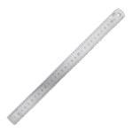 Deli 30cm Stainless Ruler