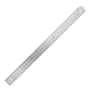Deli 30cm Stainless Ruler